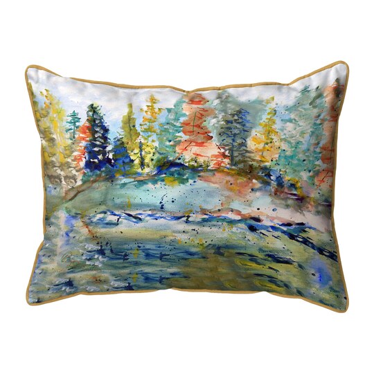Betsy Drake Northwoods Summer Large Indoor/Outdoor Pillow 16x20